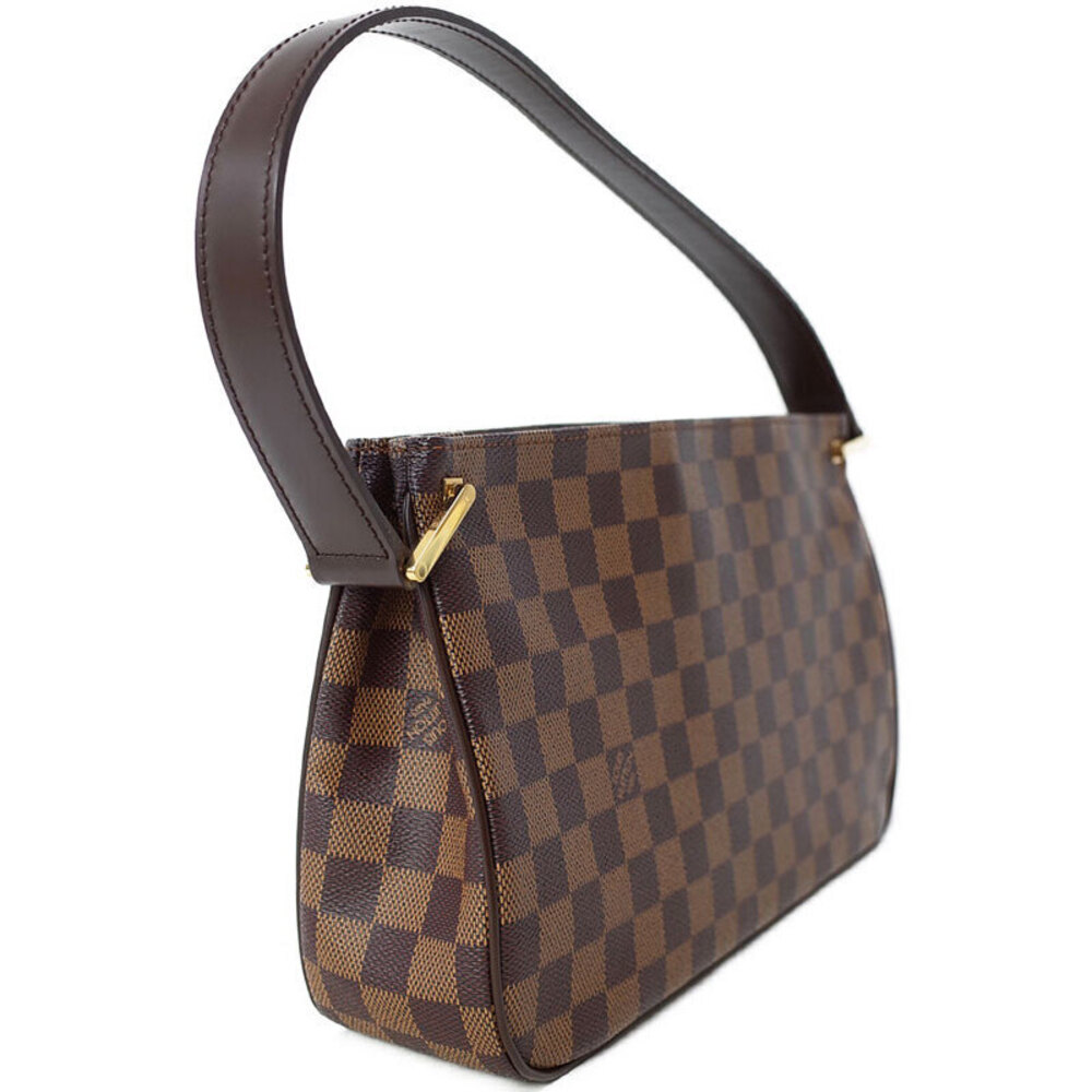 Louis Vuitton Aubagne Shoulder Canvas Damier Brown Ebene Bag